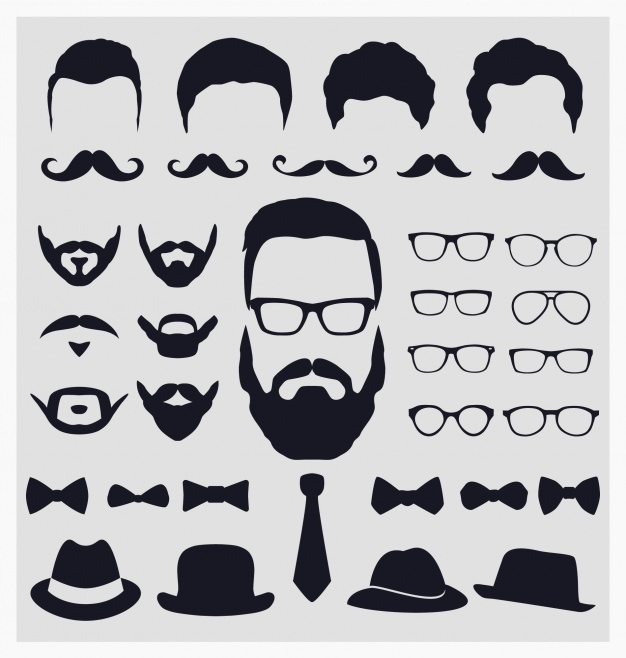 Handlebar Mustache Vector At Getdrawings Free Download