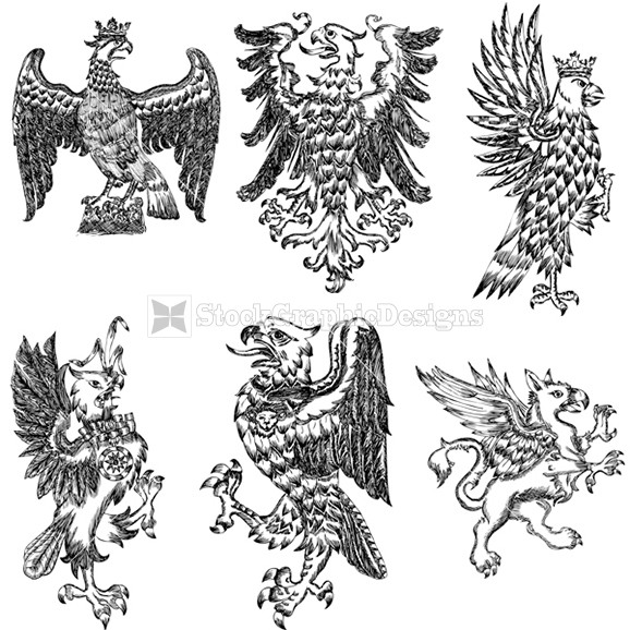 Heraldic Eagle Vector At Getdrawings Free Download