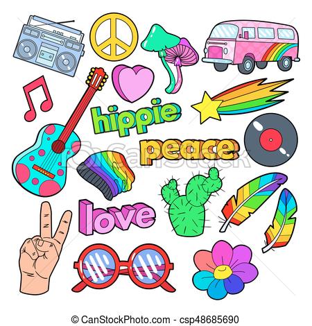 Hippie Vector at GetDrawings | Free download