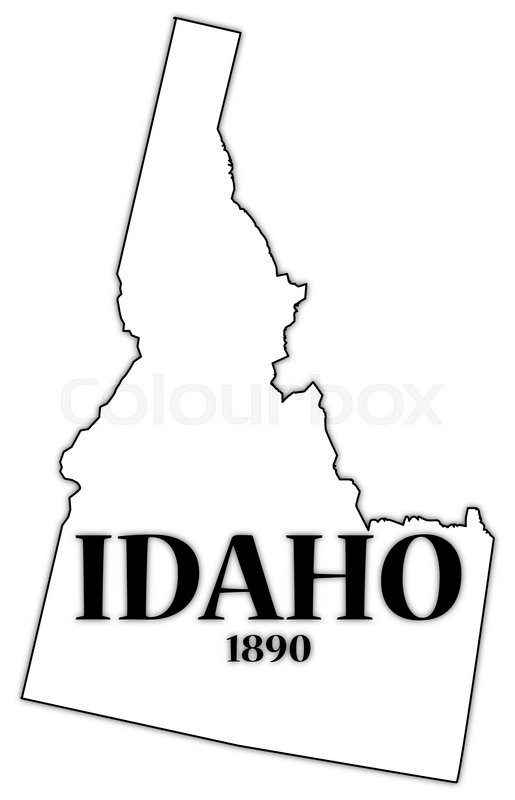 Idaho Outline Vector At Getdrawings Free Download