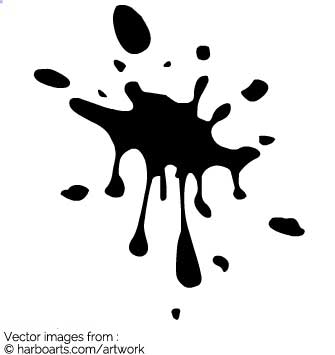 Ink Splatter Vector at GetDrawings | Free download