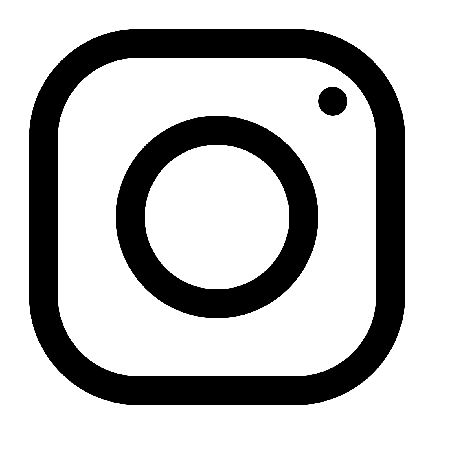 Instagram Logo Black Vector at GetDrawings | Free download