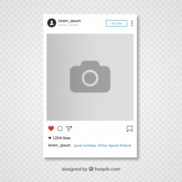 Instagram Template Vector at GetDrawings Free download