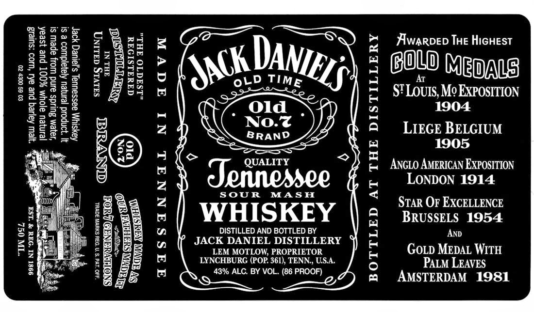 jack daniels font free