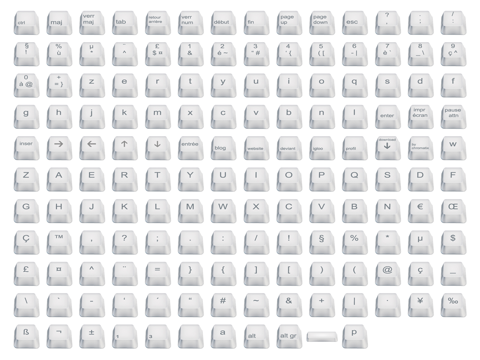 Keyboard Keys Vector At Getdrawings 