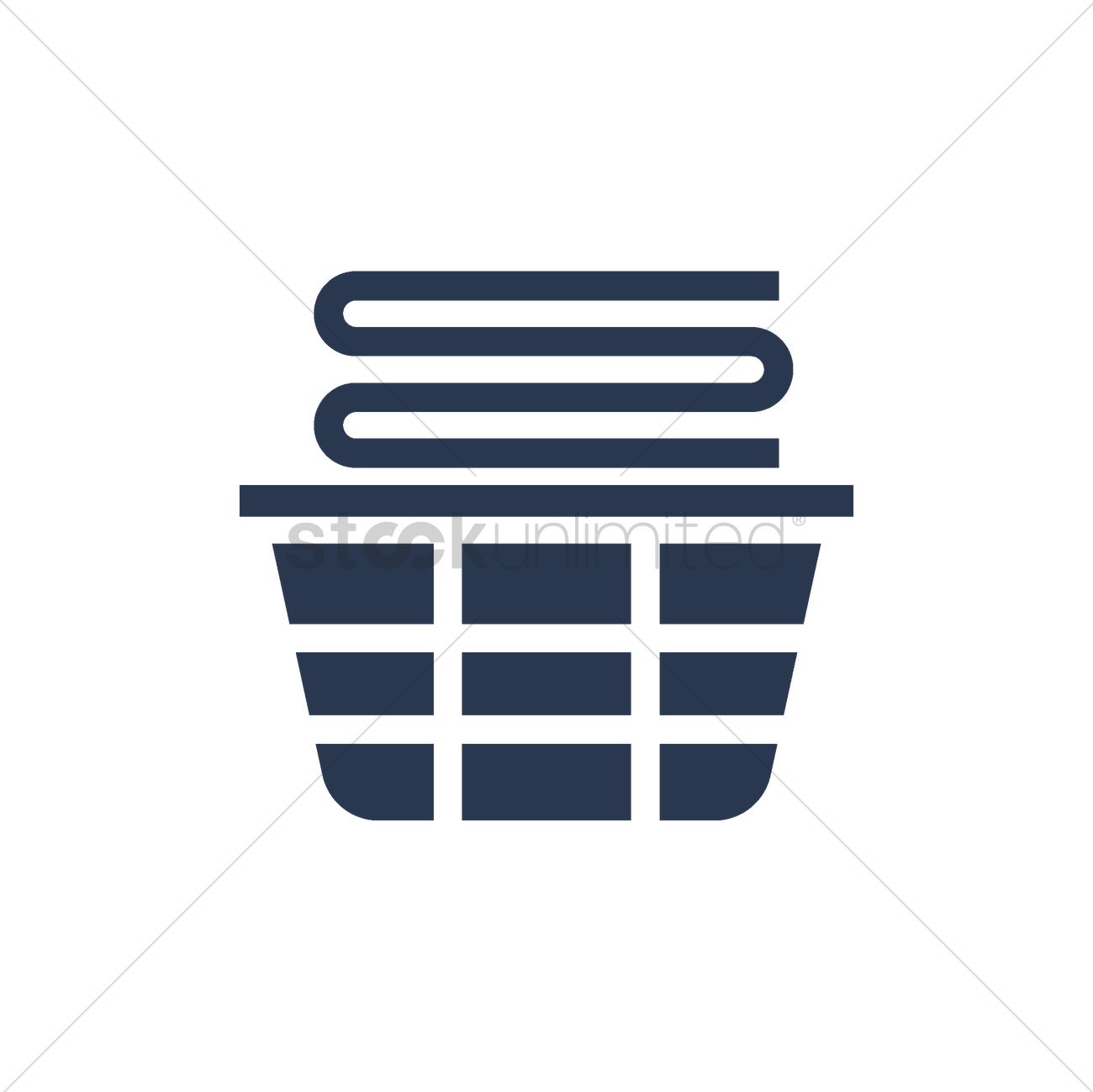 Laundry Basket Vector at GetDrawings | Free download