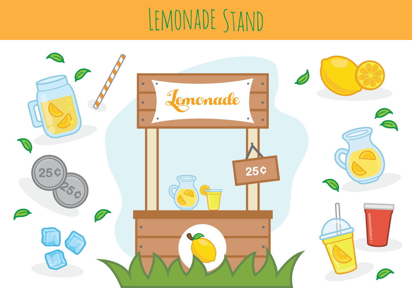 Lemonade Stand Vector at GetDrawings Free download
