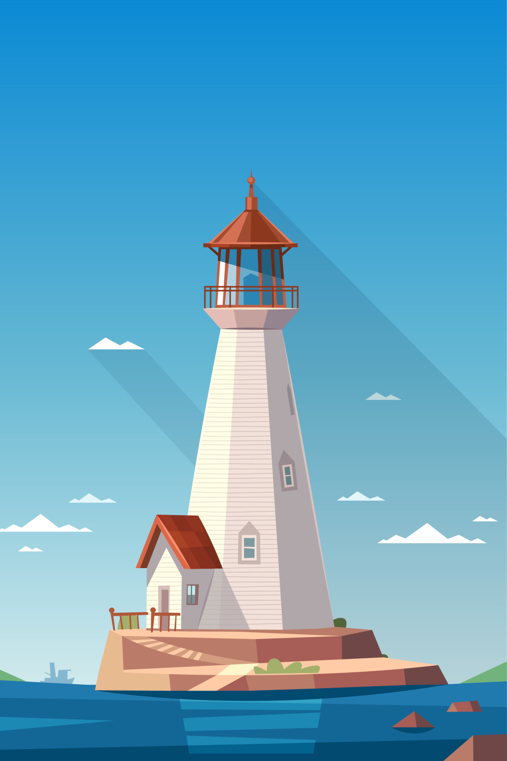Lighthouse Vector Free Download at GetDrawings | Free download