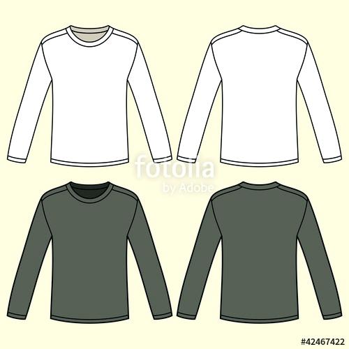 Long Sleeve Shirt Vector at GetDrawings | Free download