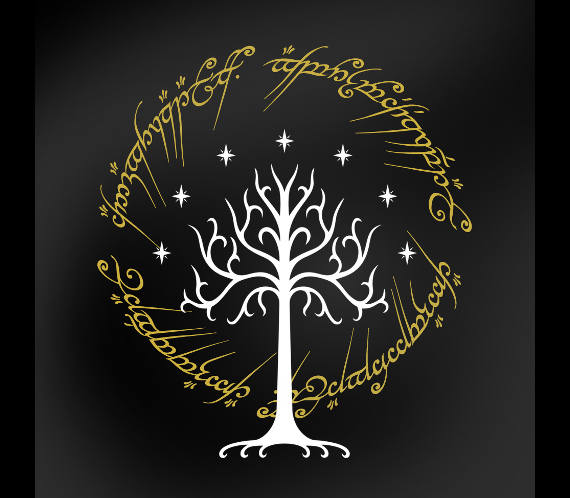 570x498 Snap Vector Lotr Lord Of The Rings Tree Of Gondor Inspired Black.