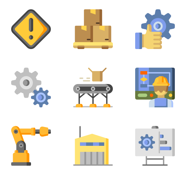 Manufacturing Icon Vector at GetDrawings Free download