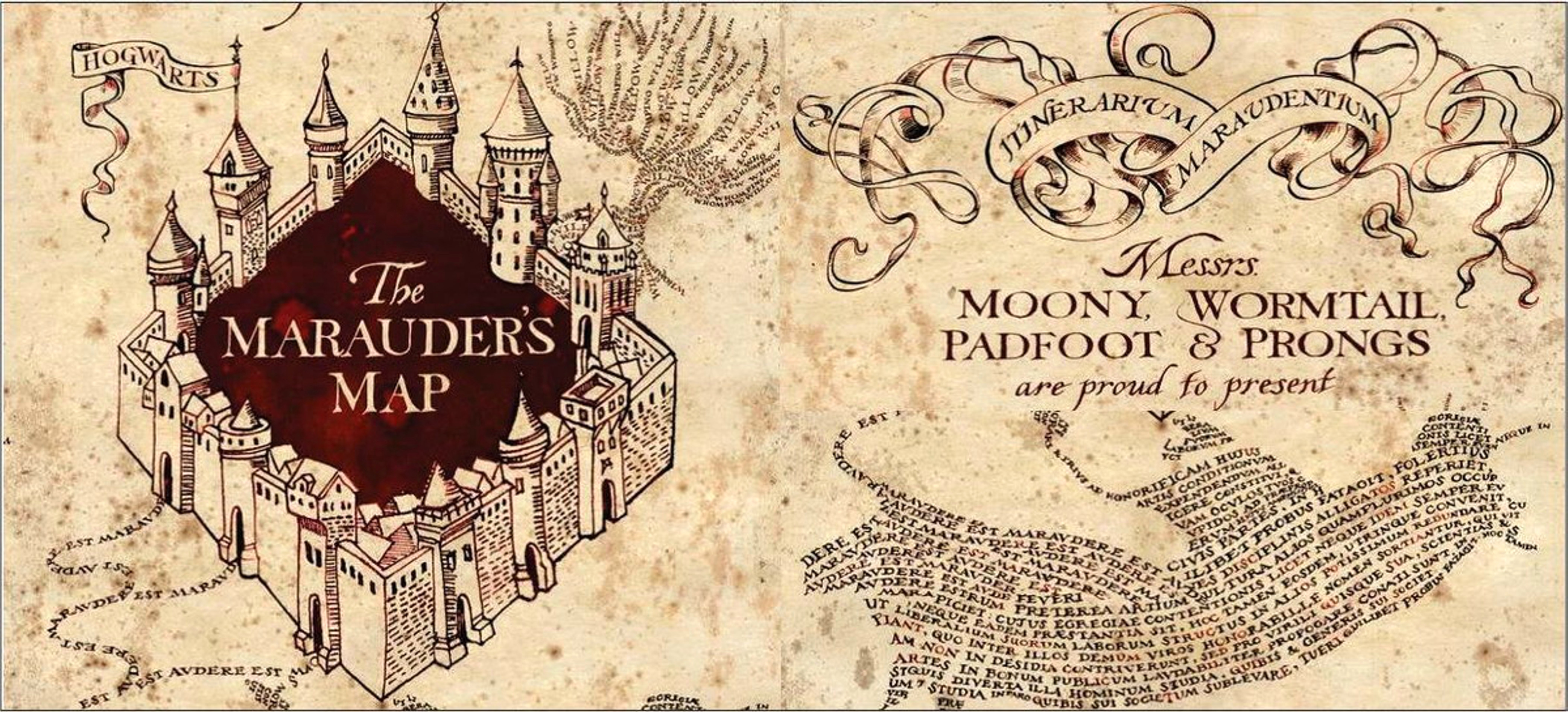 Printable Marauders Map