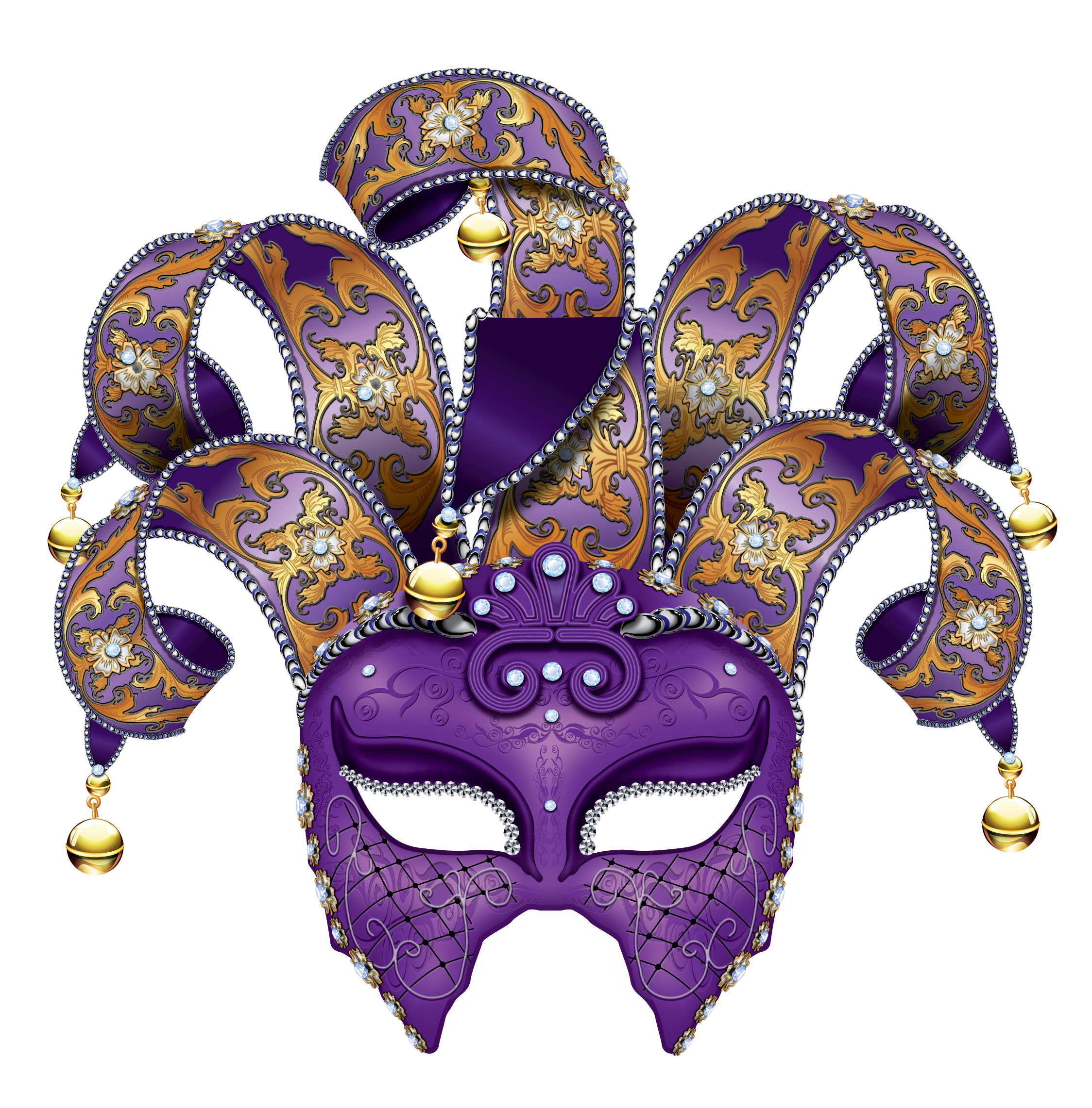 Printable Mardi Gras Mask