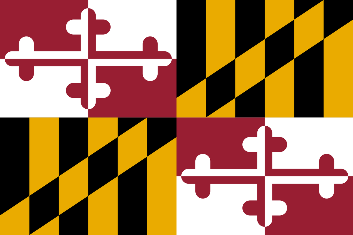 Maryland Flag Vector at GetDrawings | Free download
