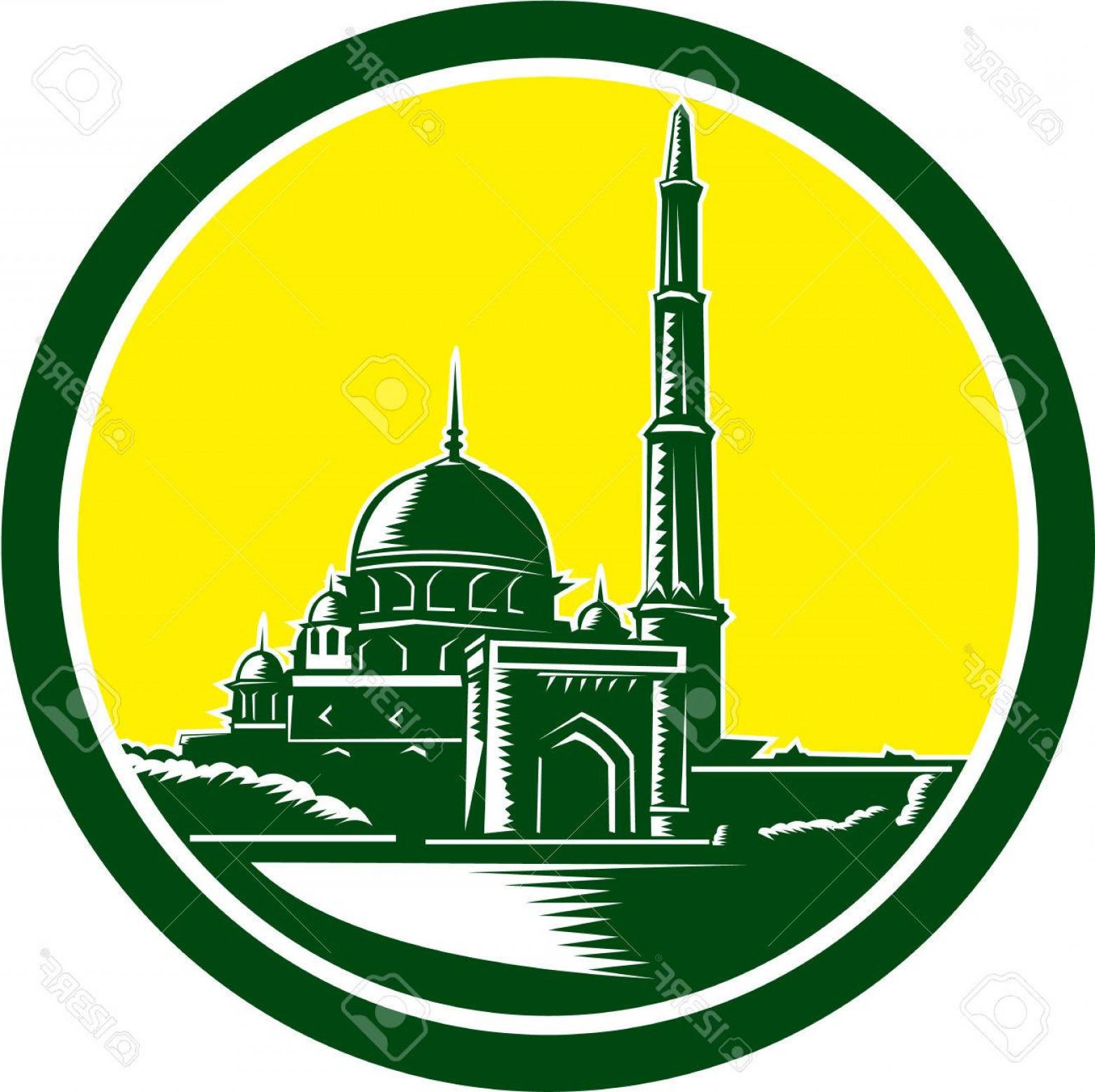 Kubah Masjid Vector