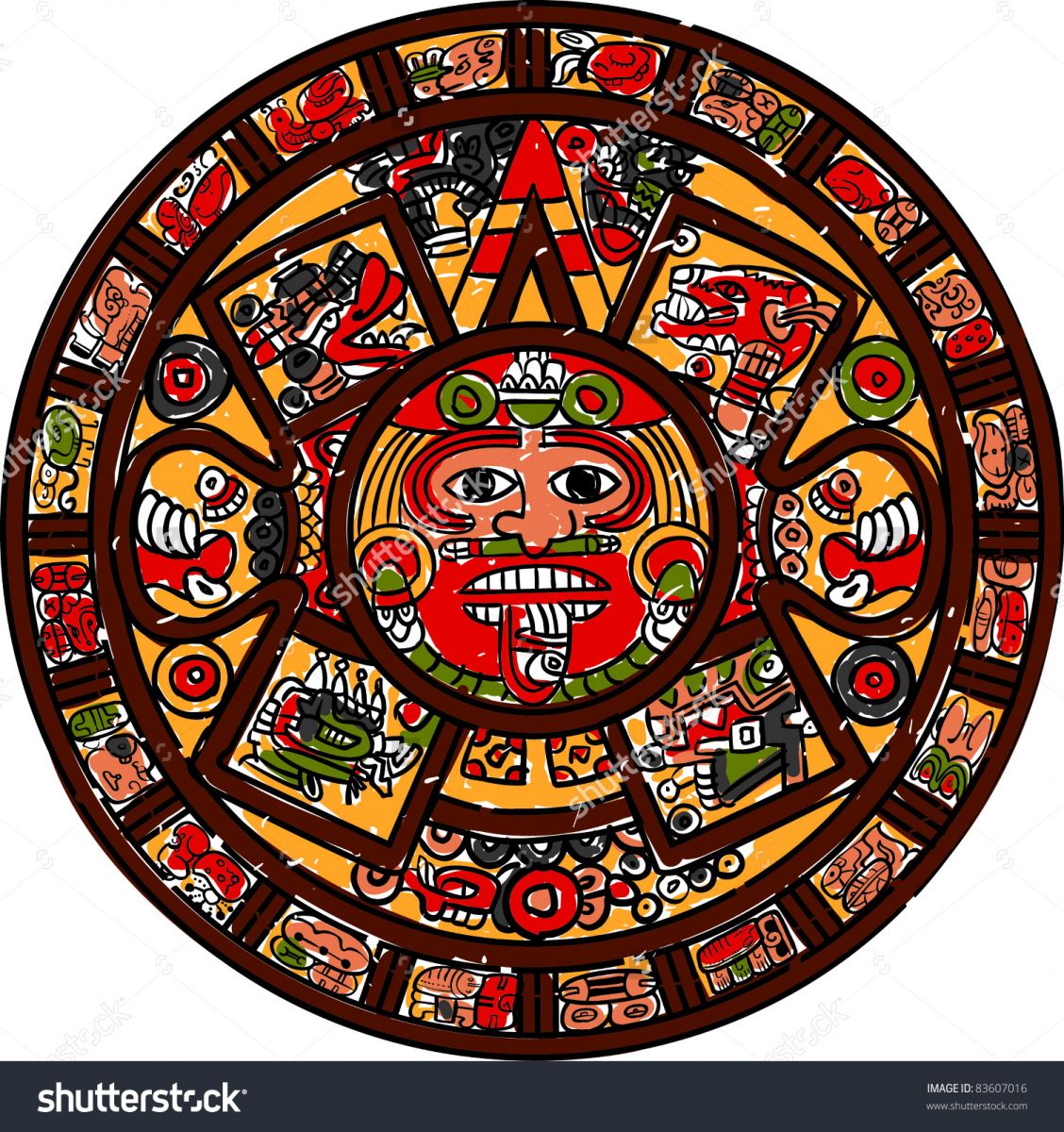 Mayan Calendar Vector at GetDrawings Free download