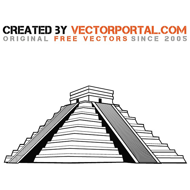 Mayan Pyramid Vector at GetDrawings | Free download