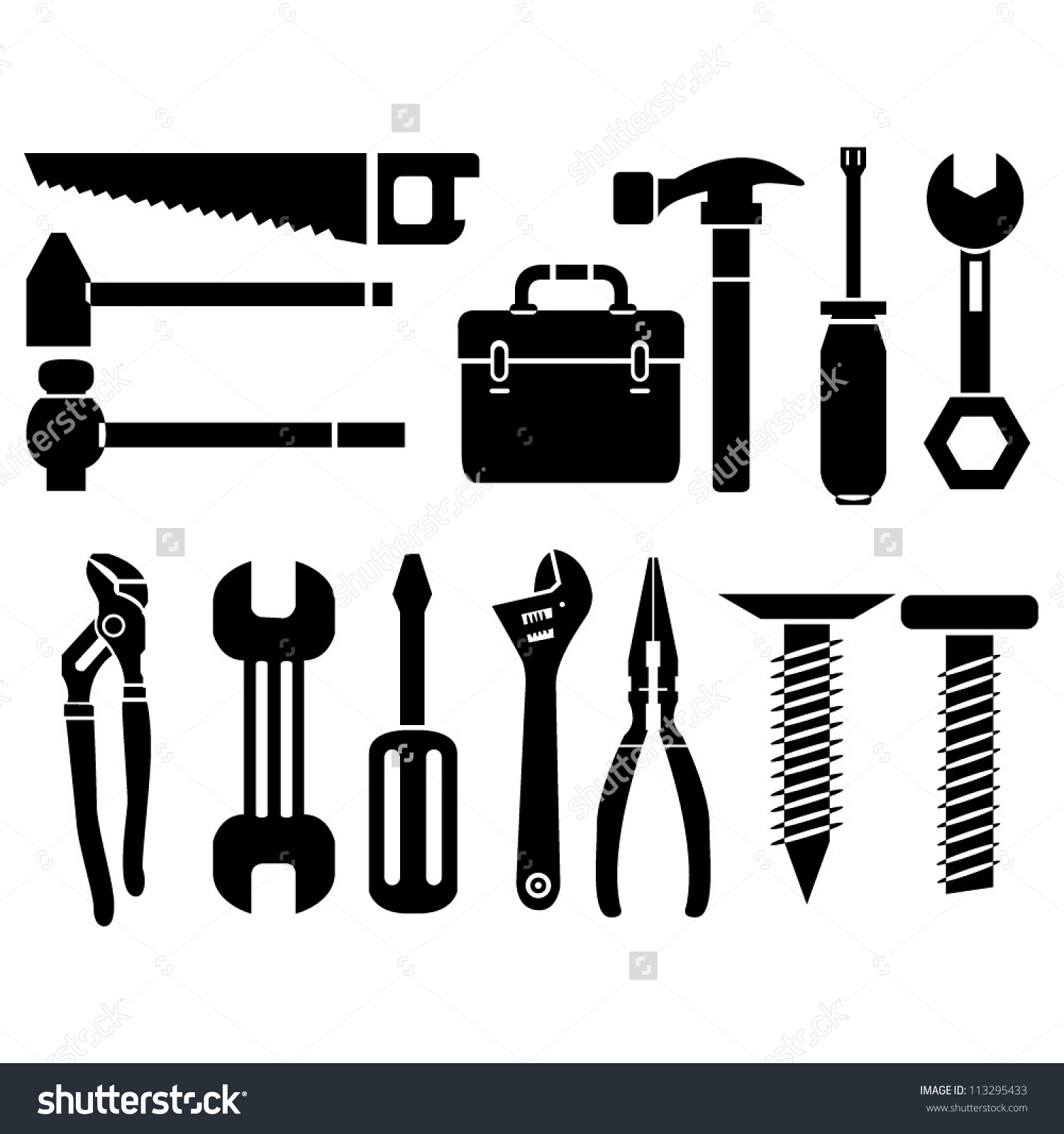 Mechanic Tools Vector At GetDrawings | Free Download