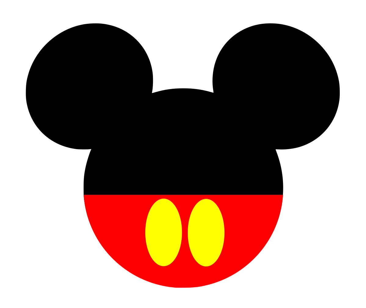 Mickey Mouse Ears Vector at GetDrawings | Free download
