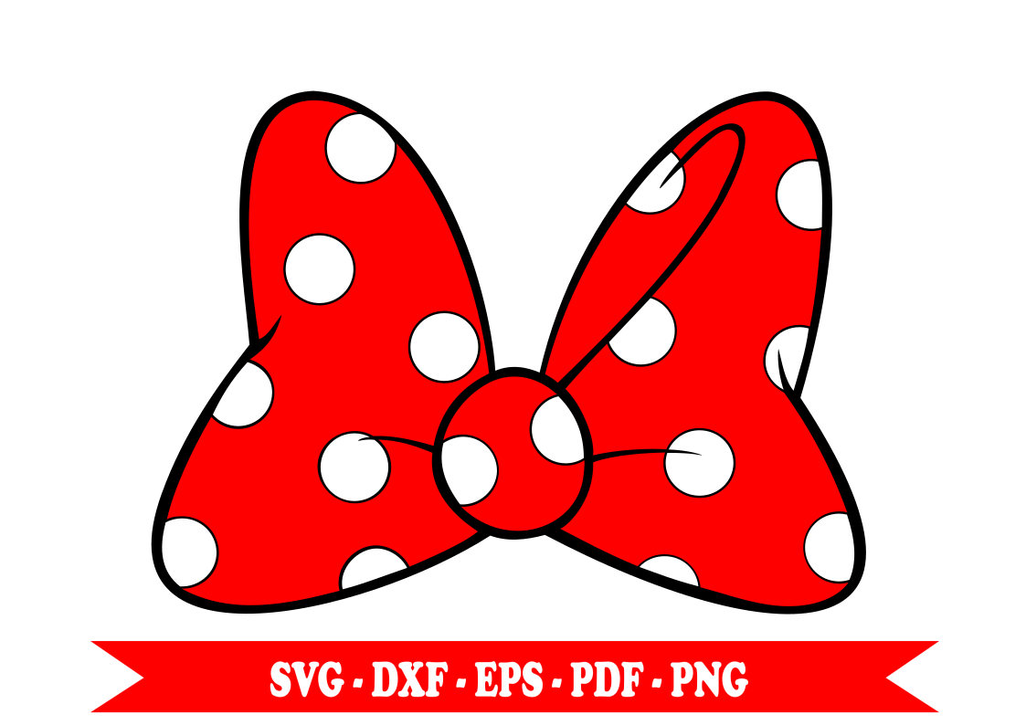 Minnie Mouse Bow Vector at GetDrawings | Free download