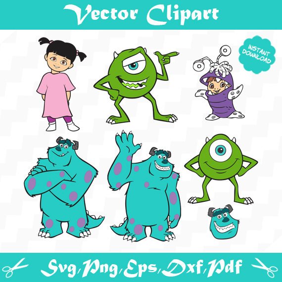 Monsters Inc Vector at GetDrawings | Free download