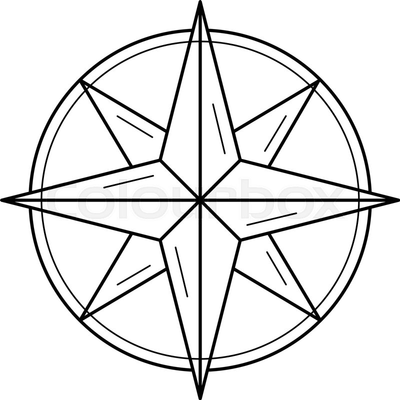 Nautical Compass Vector At GetDrawings | Free Download