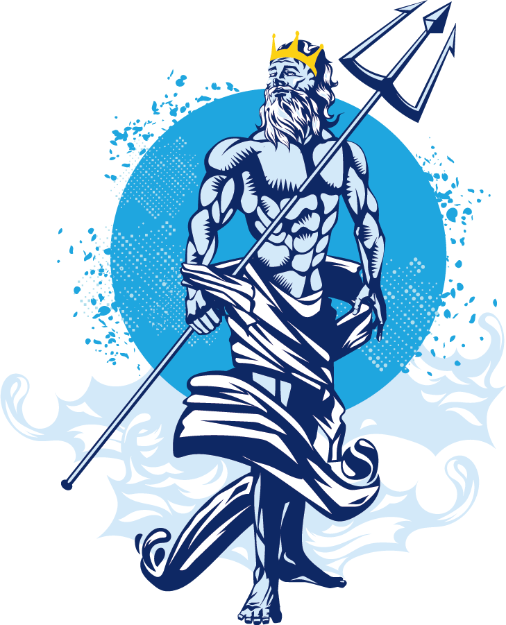 Mythology Clipart Neptune God Poseidon Cartoon Greek Mythology Png