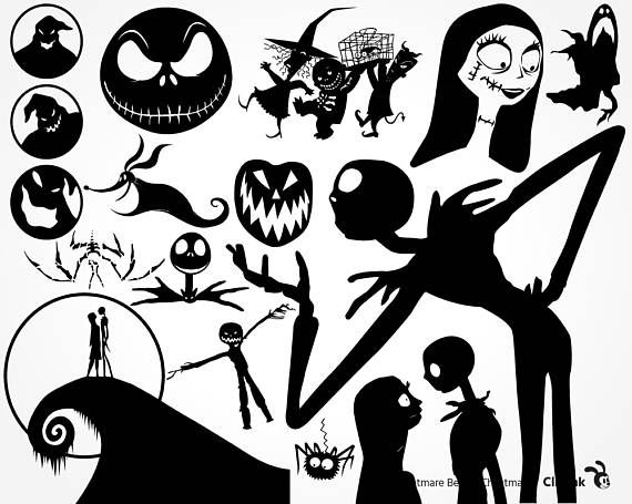 Nightmare Before Christmas Vector at GetDrawings | Free download