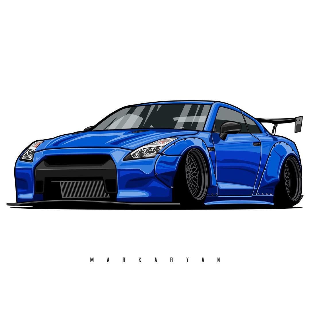 Nissan Gtr Vector at GetDrawings | Free download