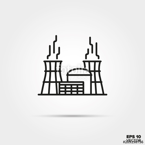 Nuclear Power Plant Vector At GetDrawings | Free Download