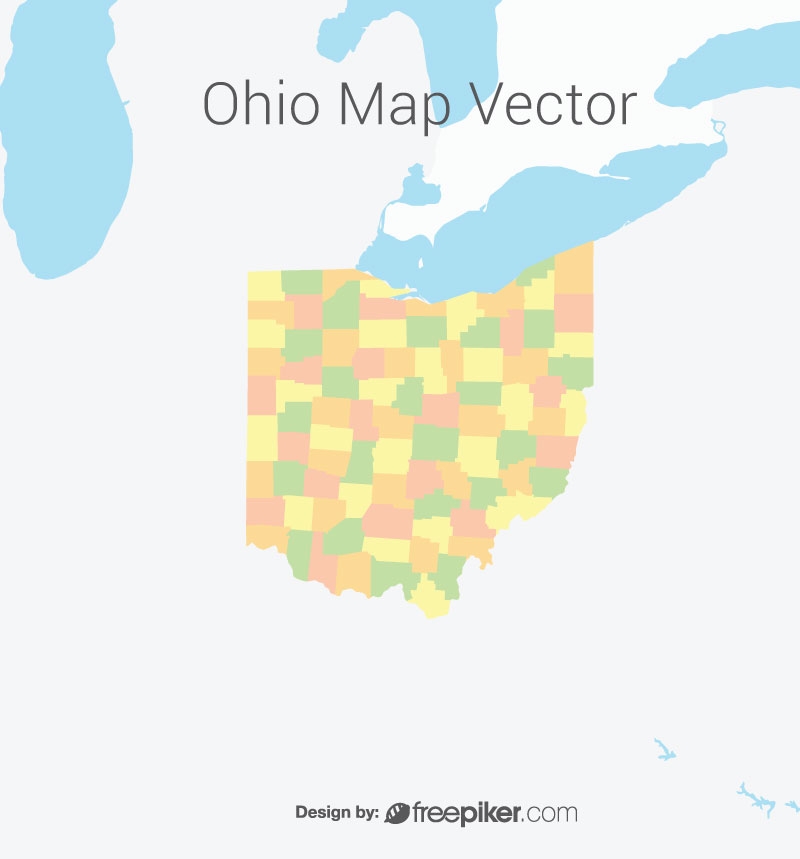 Ohio Map Vector At GetDrawings | Free Download