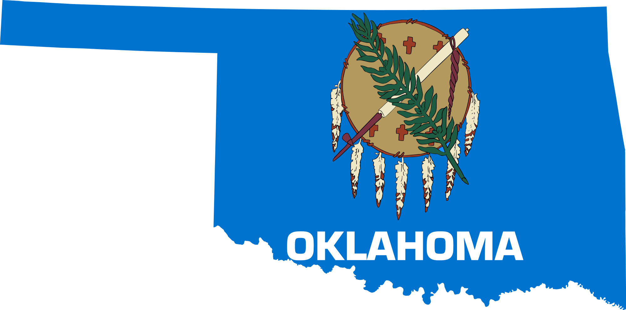 Oklahoma Flag Vector At GetDrawings | Free Download