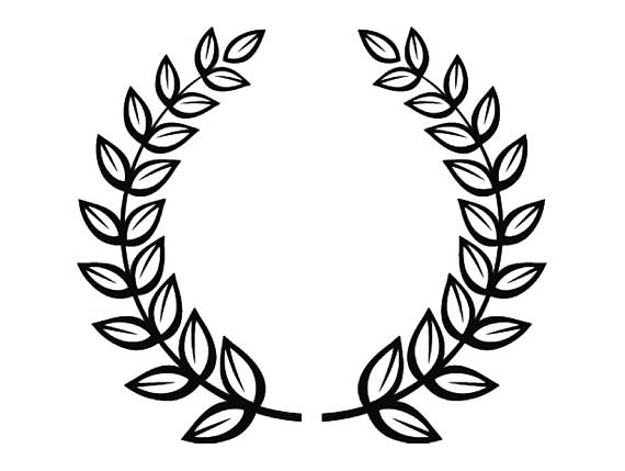 Olive Branch Wreath Vector At Getdrawings 