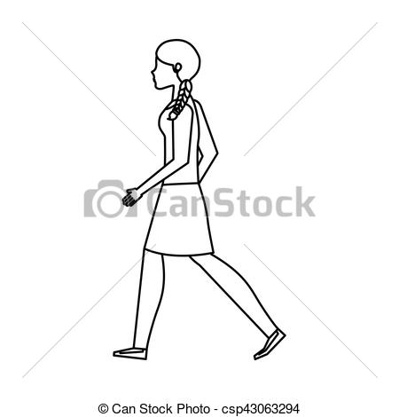 Person Walking Vector at GetDrawings | Free download