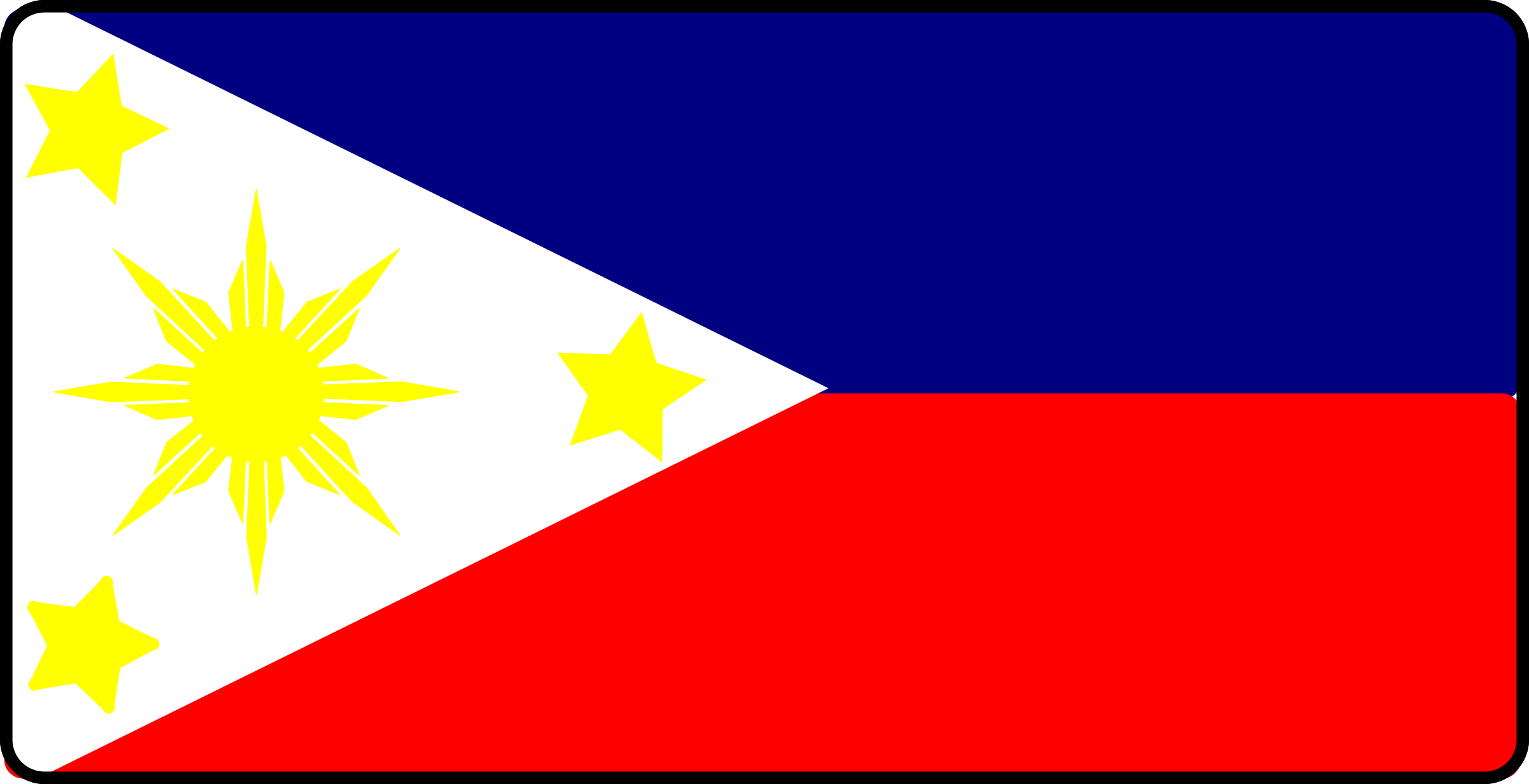 Philippine Flag Vector At GetDrawings Free Download