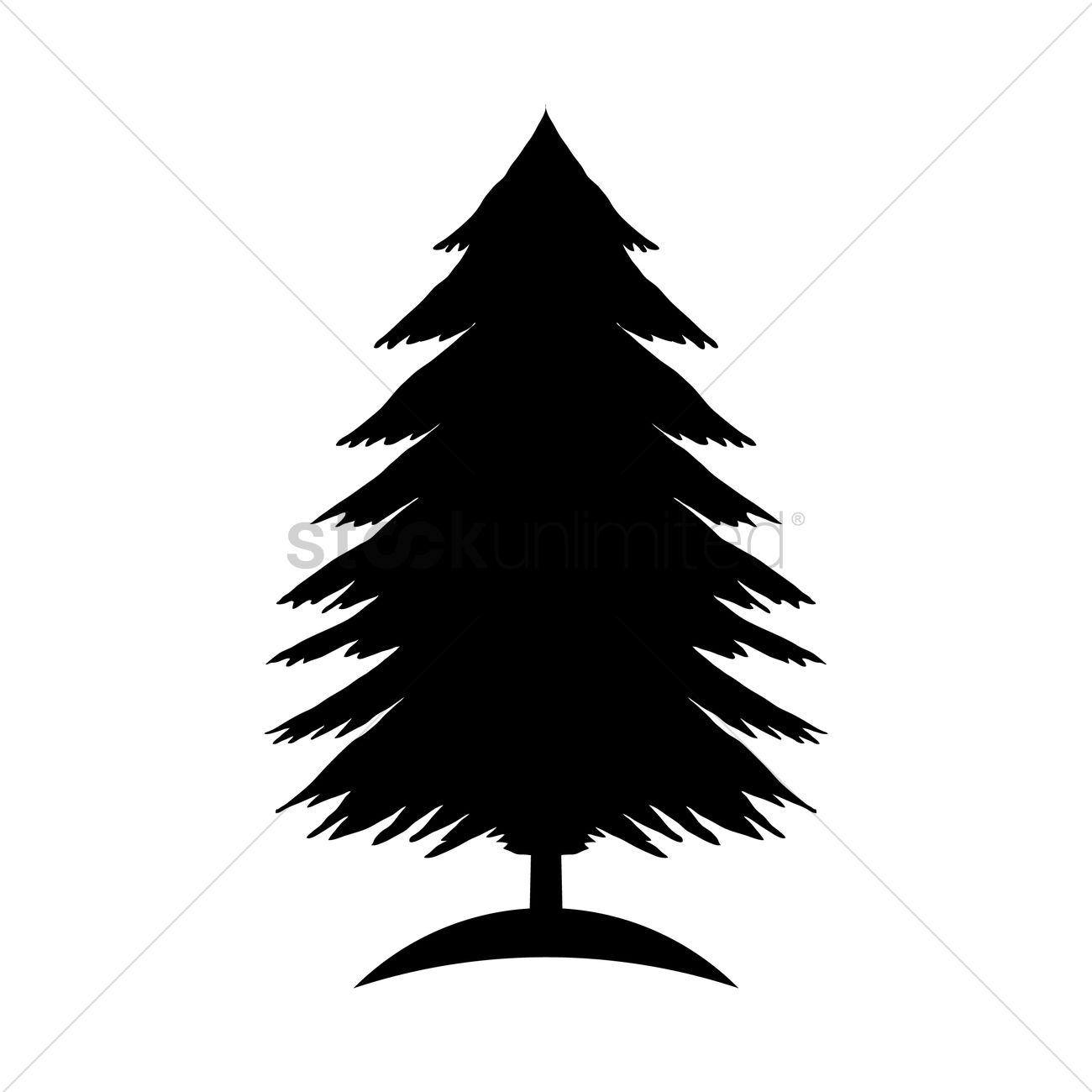 Pine Tree Vector at GetDrawings | Free download