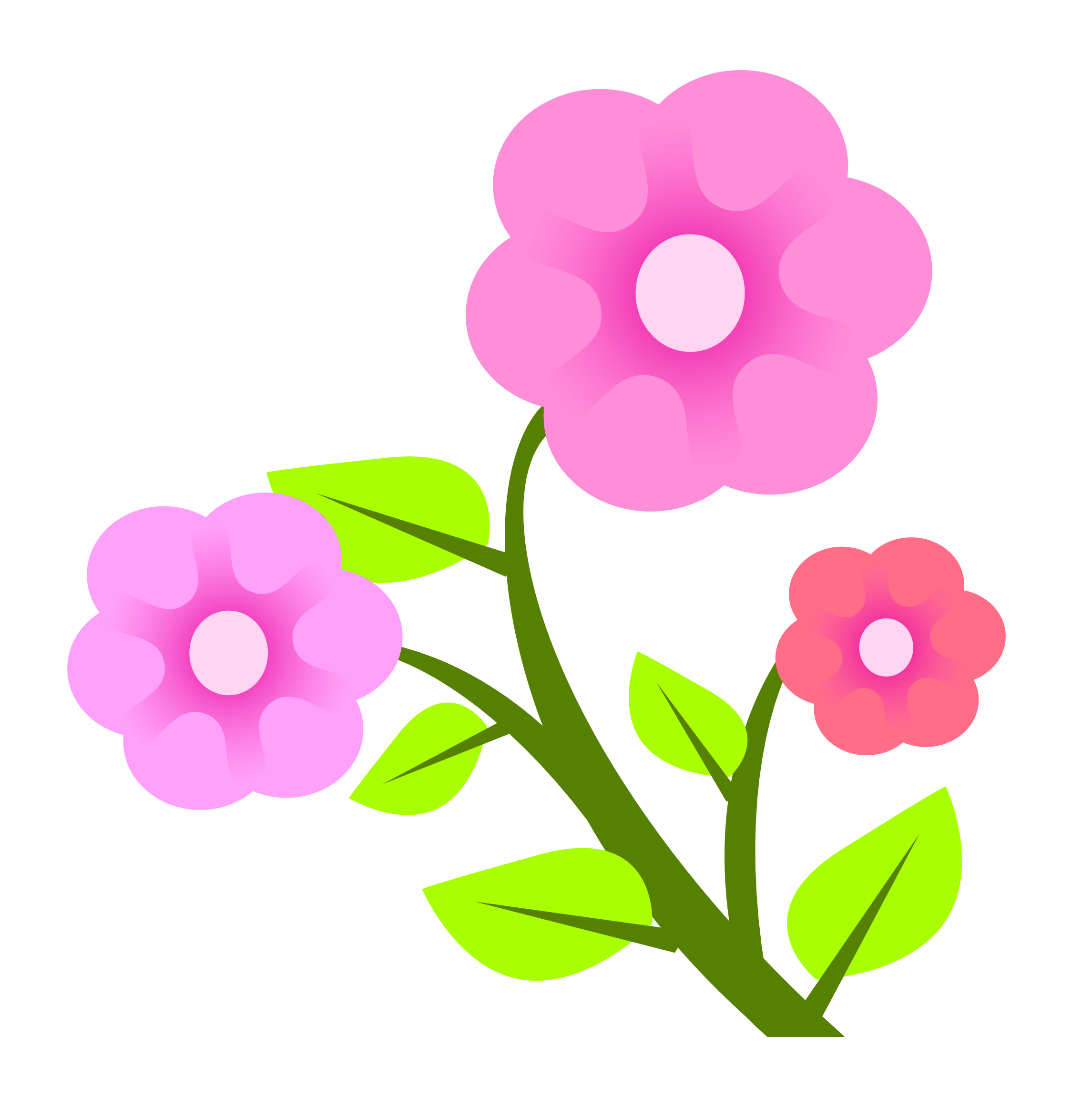 Pink Flower Vector Png At Getdrawings Free Download