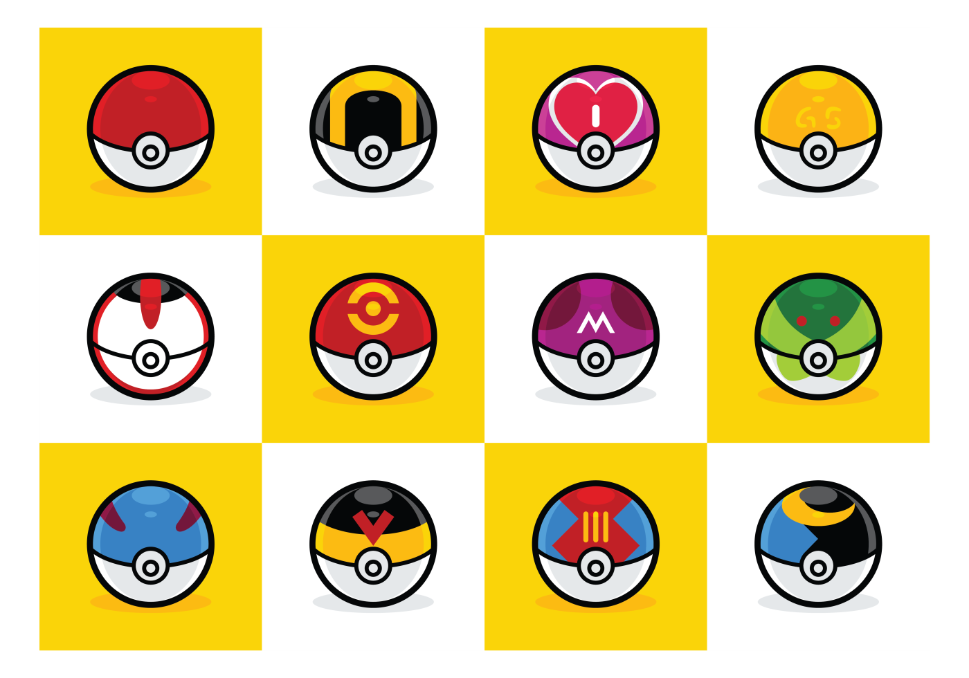 54. vector images for 'Pokeball'. 