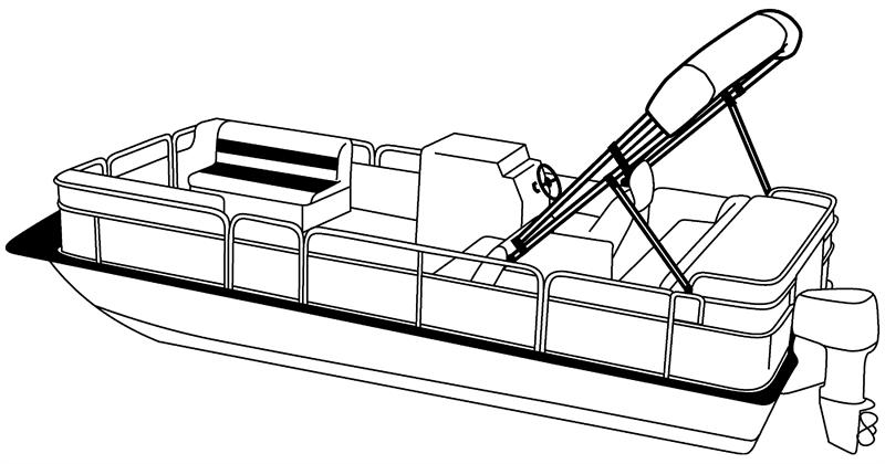 800x420 Pontoon Boat Clipart.