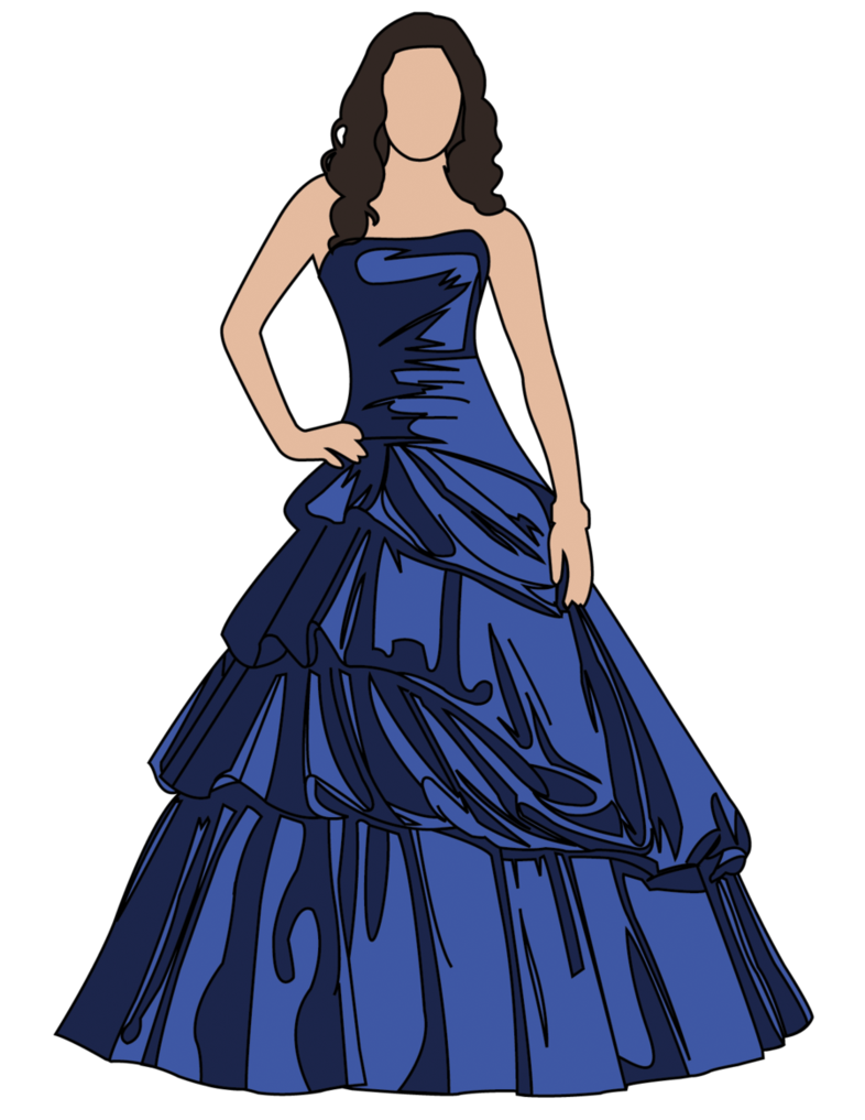 Prom Dress Vector at GetDrawings Free download