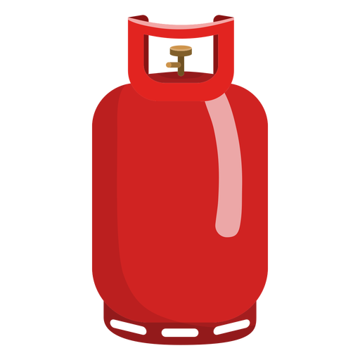 512x512 Red Propane Gas Tank Illustration.