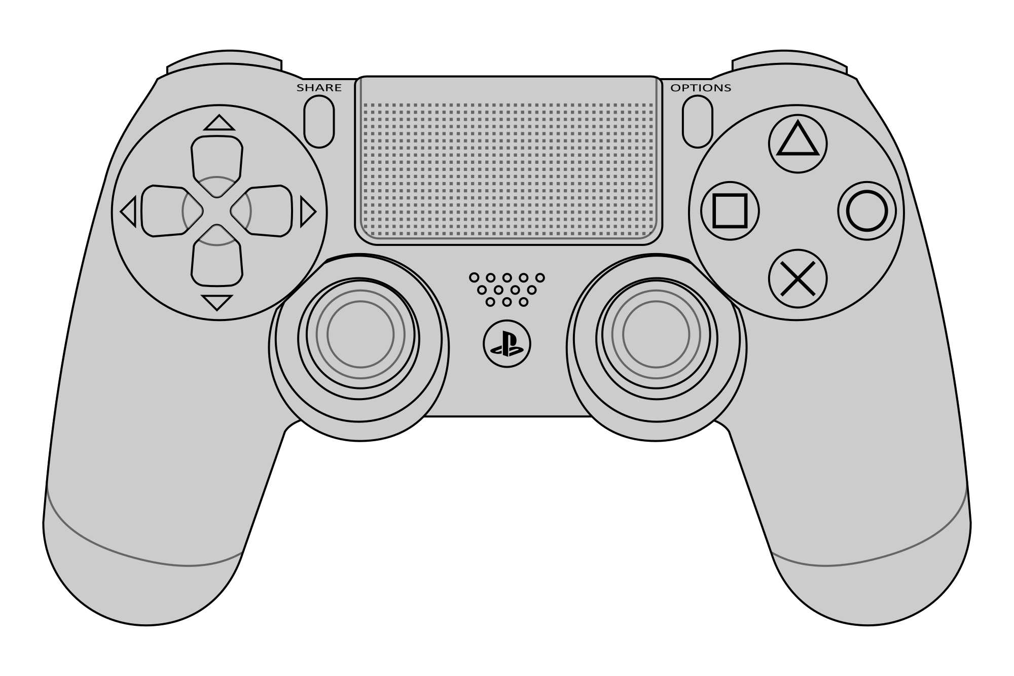 Free Printable Ps4 Controller Template