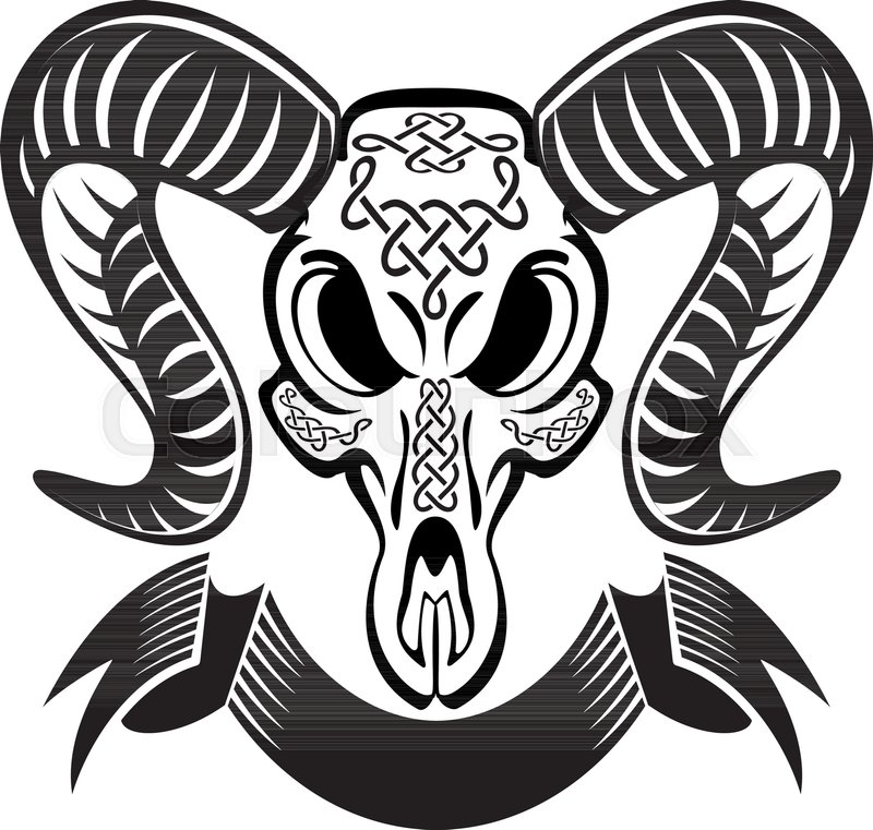 Ram Skull Vector at GetDrawings | Free download