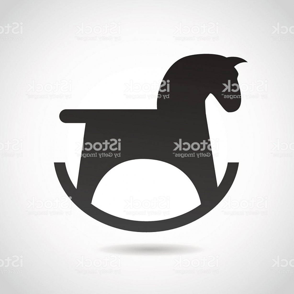 Детский деревянный конь лого
