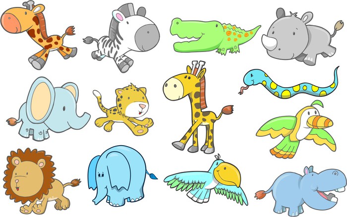 Safari Animals Vector at GetDrawings | Free download