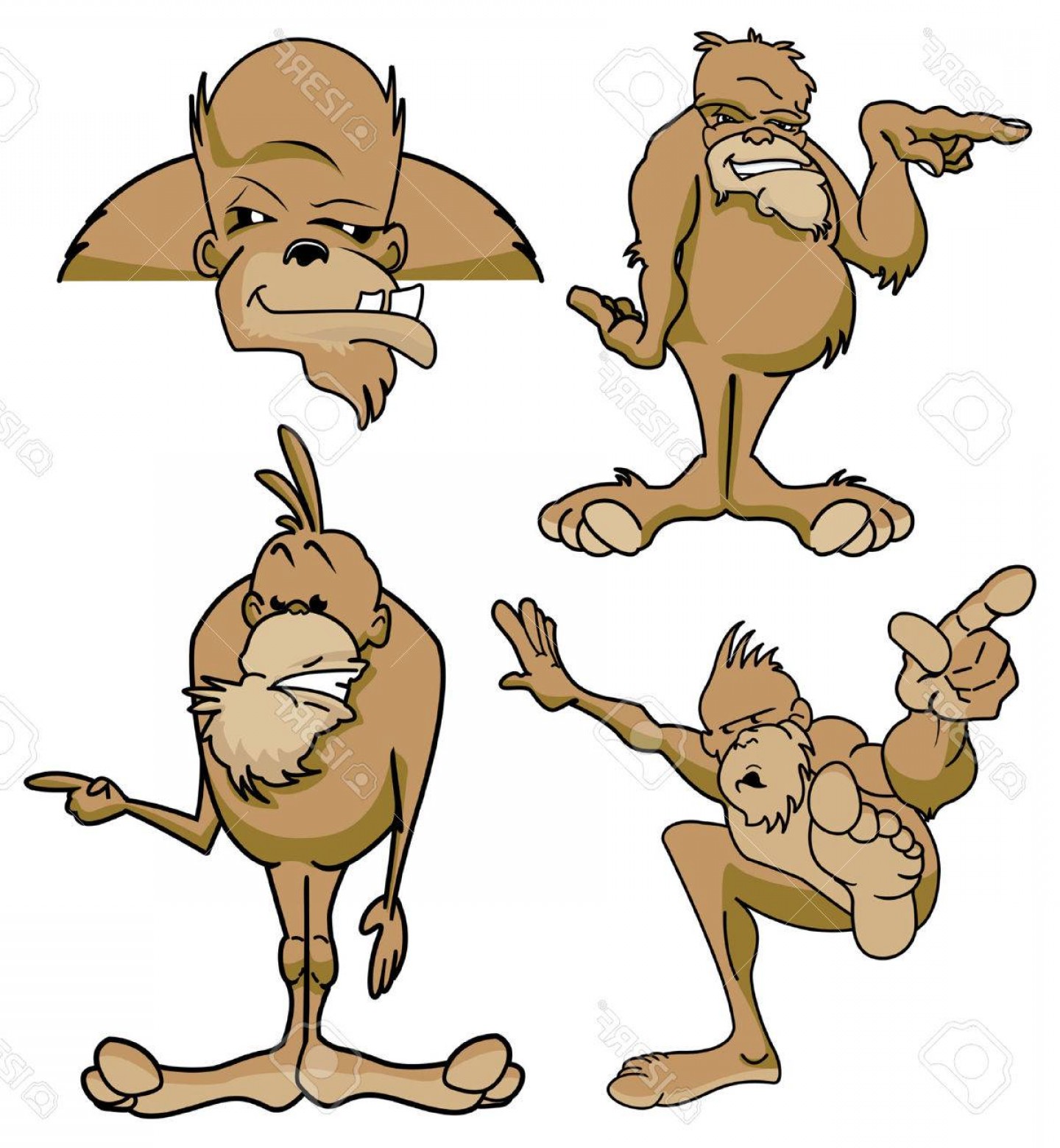 The best free Bigfoot vector images. Download from 89 free vectors of