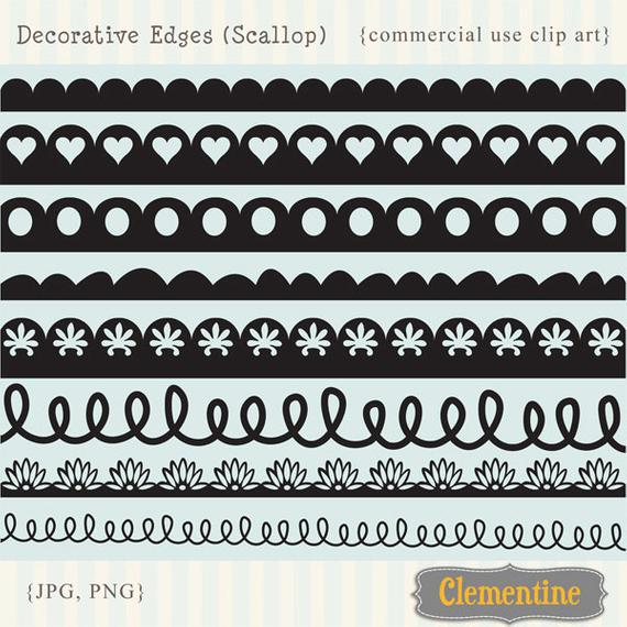 Scallop Border Vector At Getdrawings Free Download