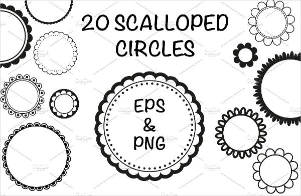 Scallop Border Vector at GetDrawings | Free download