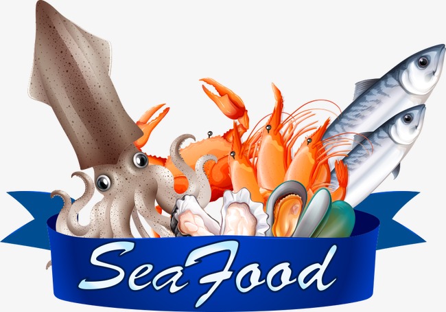 The best free Seafood vector images. Download from 85 free vectors of