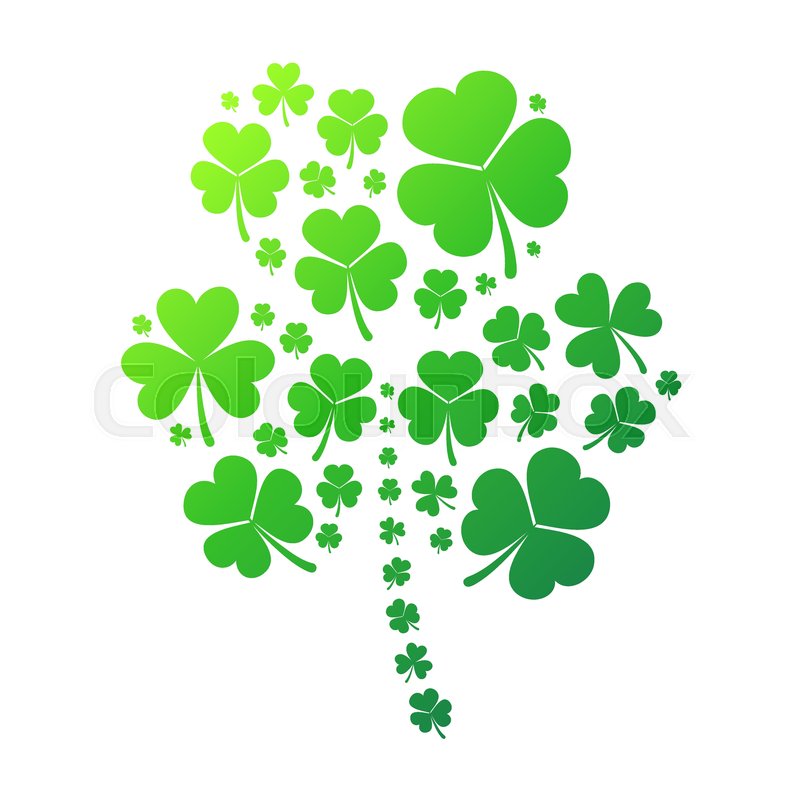 free shamrock vector design illustrator download